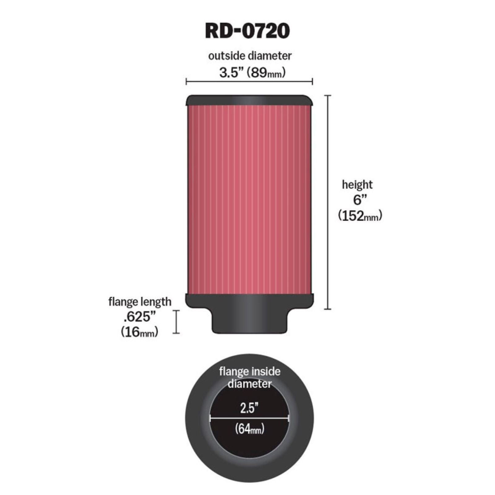 K&N Filters Air Filter [MPN: RD-0720]_1751253