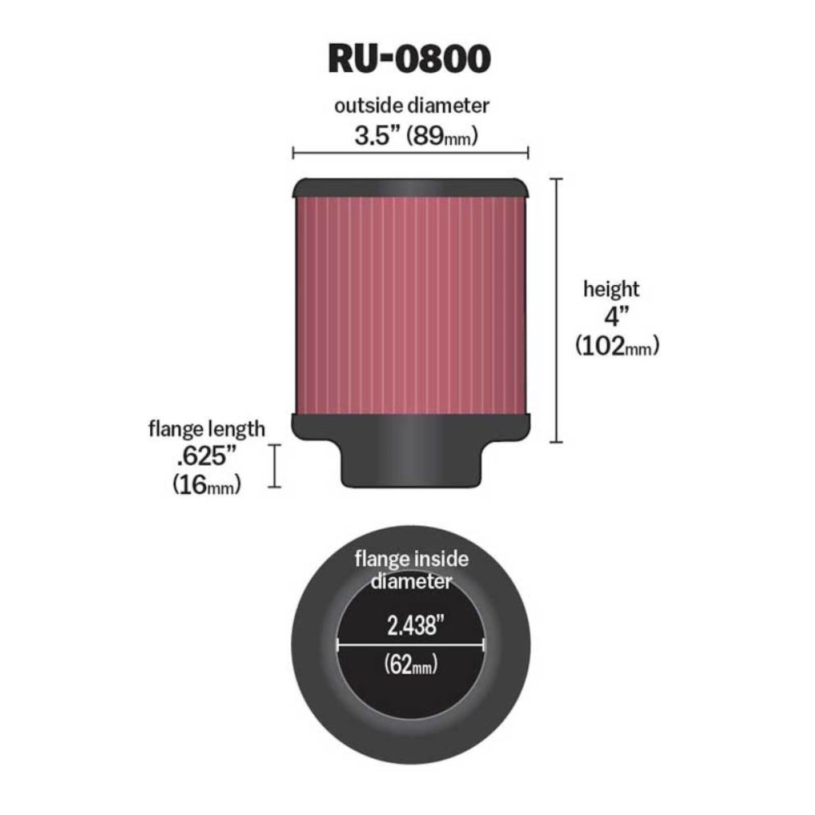 K&N Filters Air Filter [MPN: RU-0800]_1750719