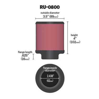 K&N Filters Air Filter [MPN: RU-0800]_1750719