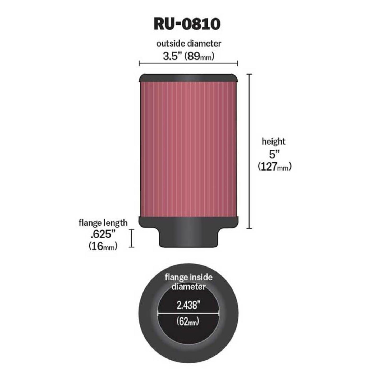 K&N Filters Air Filter [MPN: RU-0810]_1754785