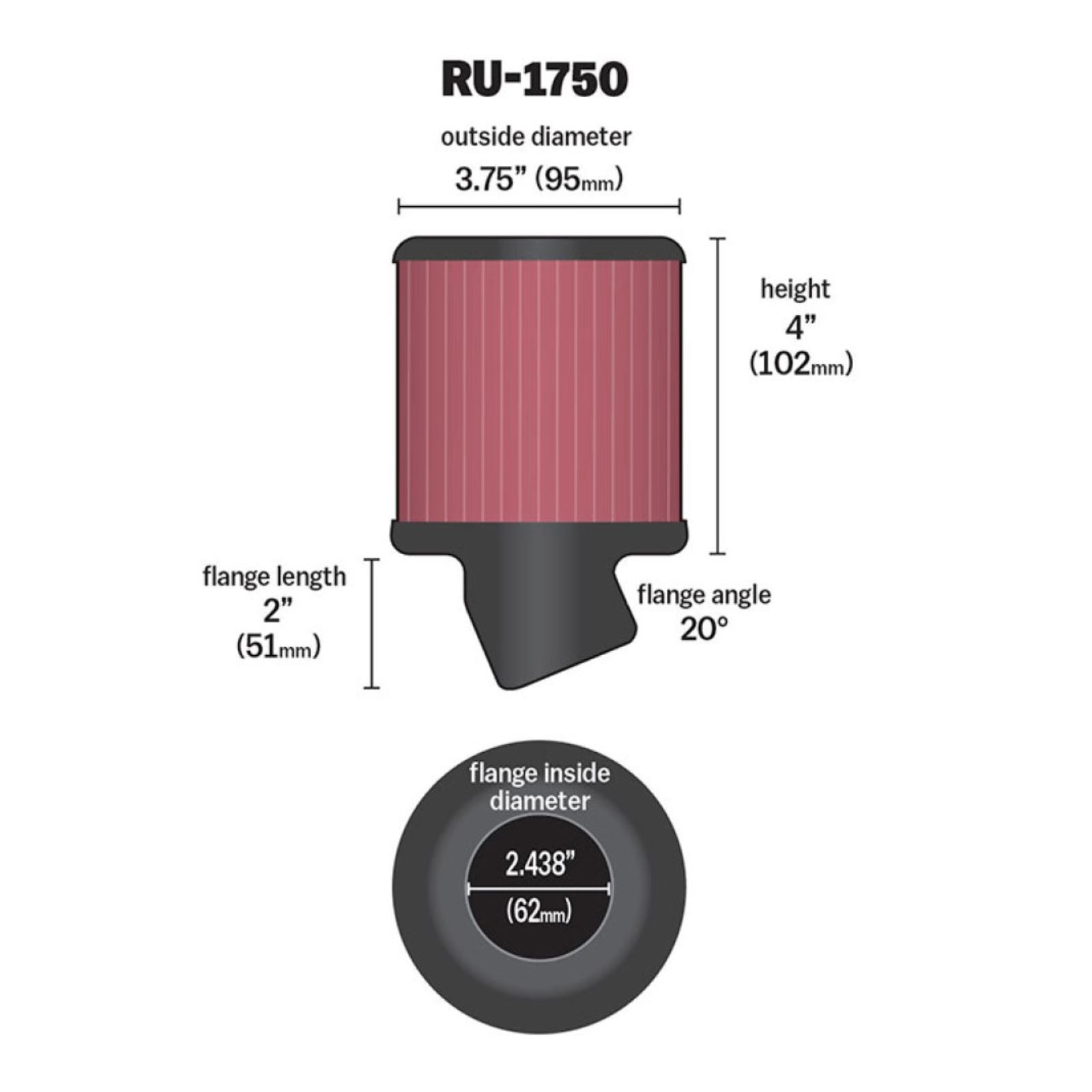 K&N Filters Air Filter [MPN: RU-1750]_1754958