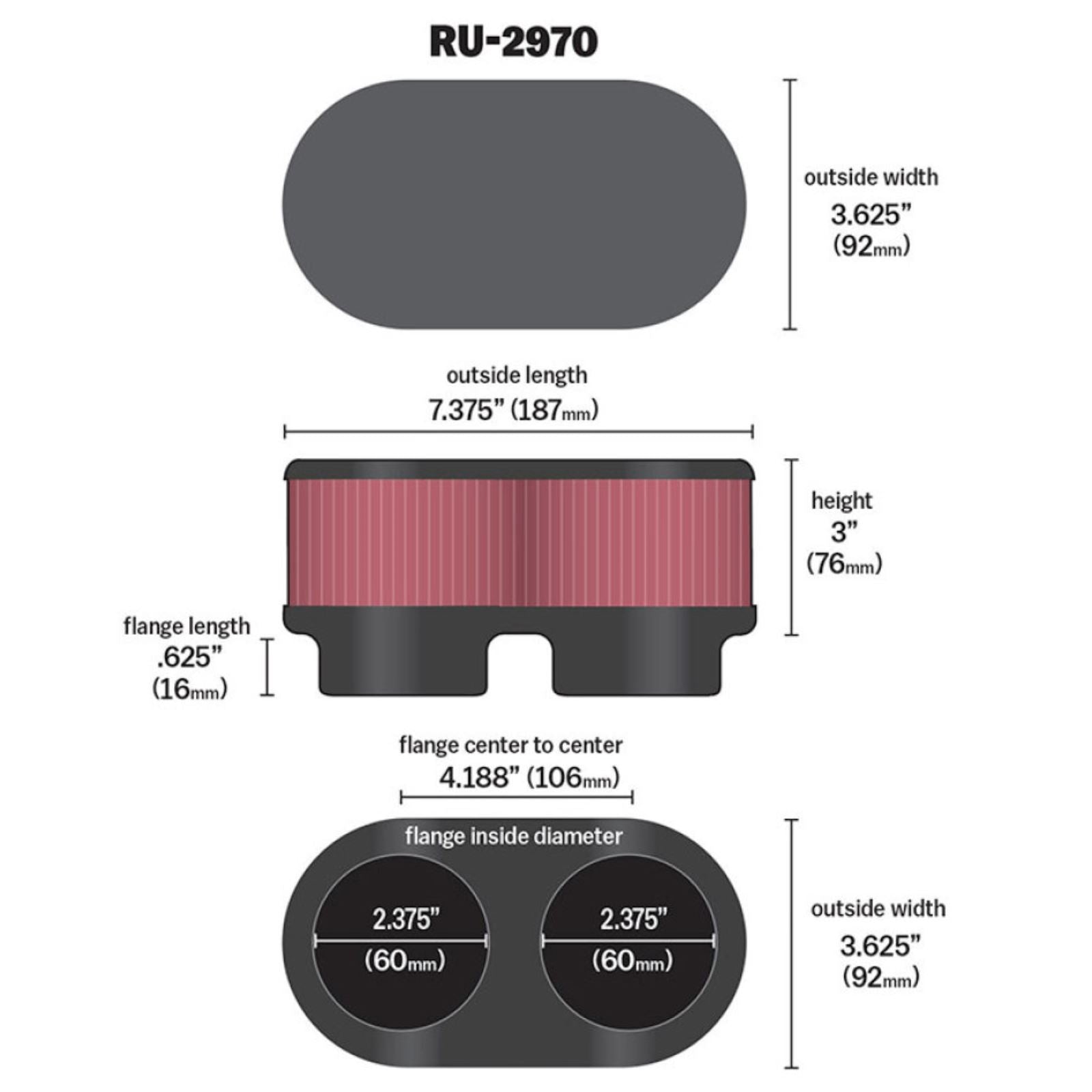 K&N Filters Air Filter [MPN: RU-2970]_1755519
