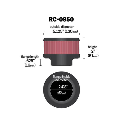 K&N Filters Air Filter [MPN: RC-0850]_1748442