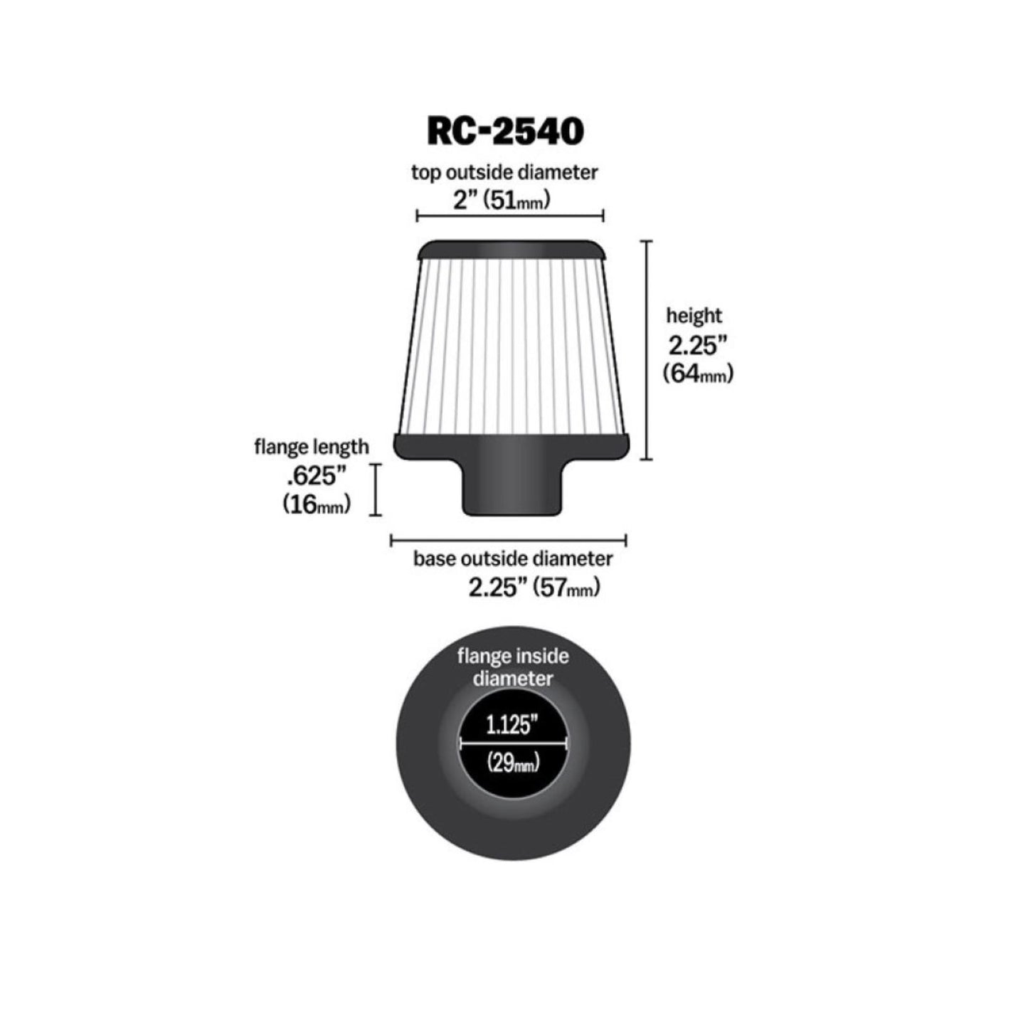 K&N Filters Air Filter [MPN: RC-2540]_1749692