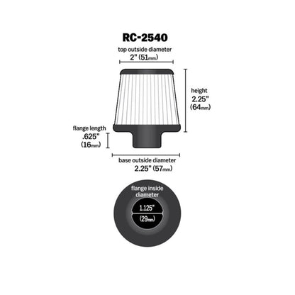 K&N Filters Air Filter [MPN: RC-2540]_1749692