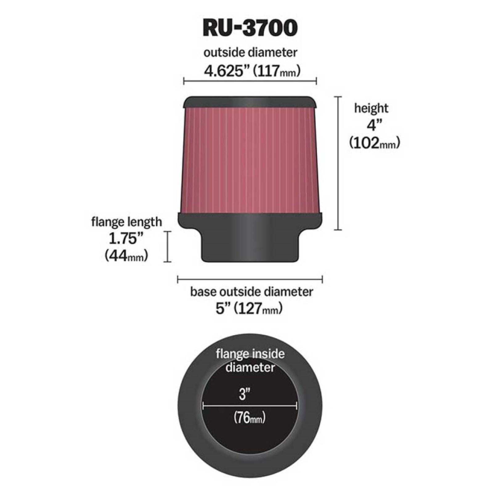 K&N Filters Air Filter [MPN: RU-3700]_1755723