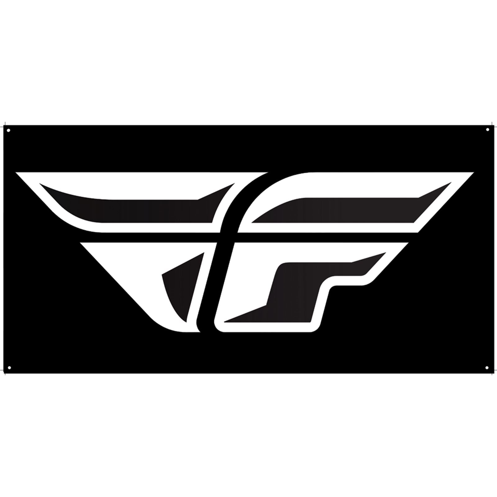 Fly Racing F-Wing  Banner Black 3'x6' NEW F-WING BLACK 3X6_193331