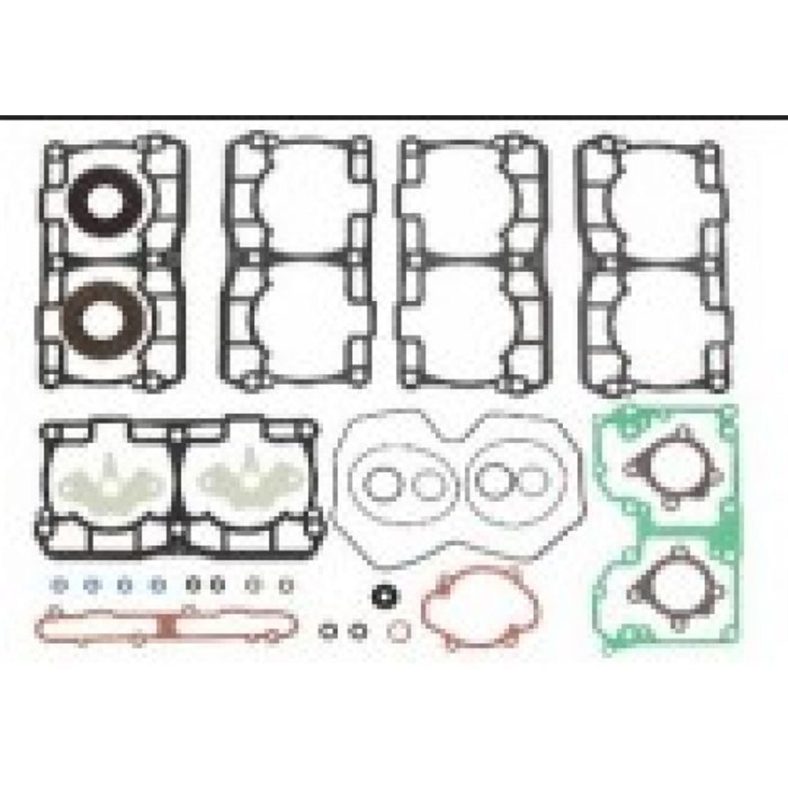 SPI Sports Parts Inc Full Gasket Set for Ski-Doo Snowmobiles 2017-2019 [MPN: SM-09537F]_1082250