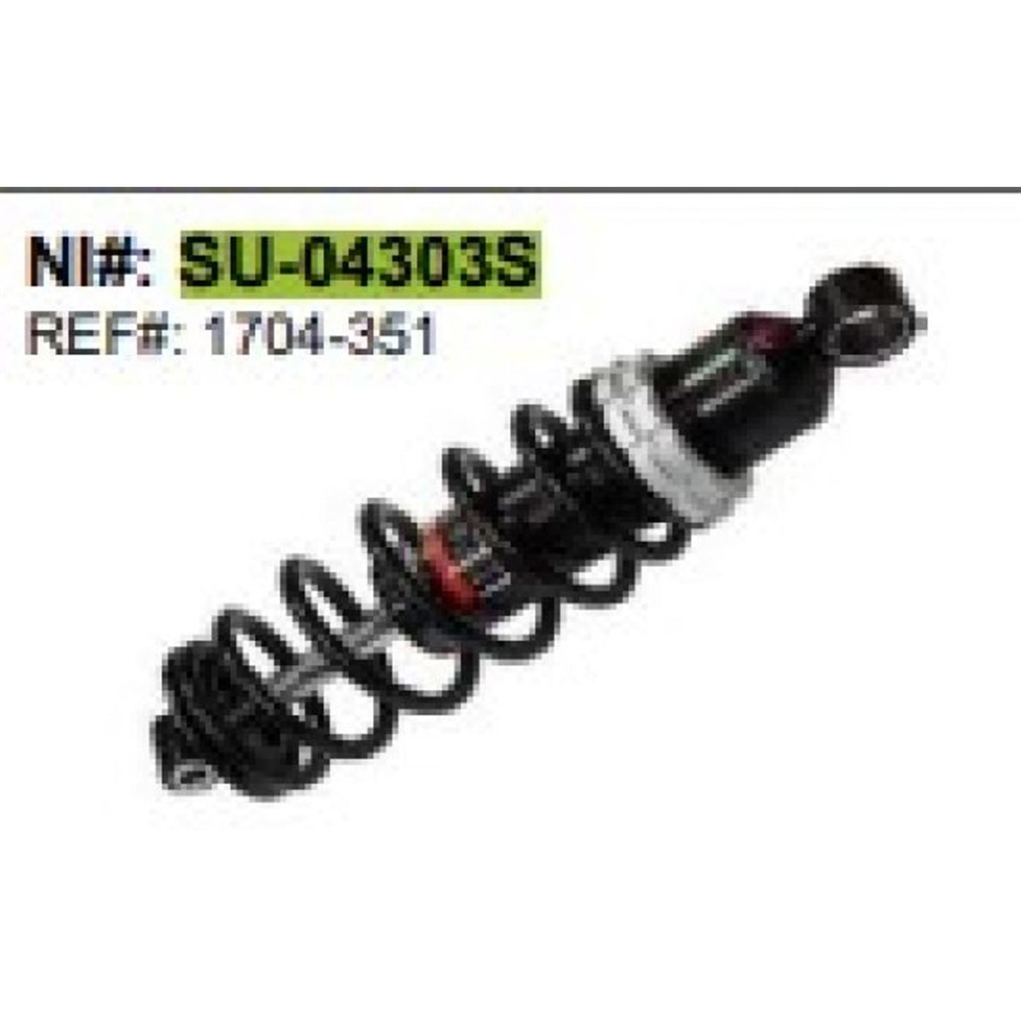 SPI Sports Parts Inc Gas Chock Assembly - Front Track SU-04303S_1082214