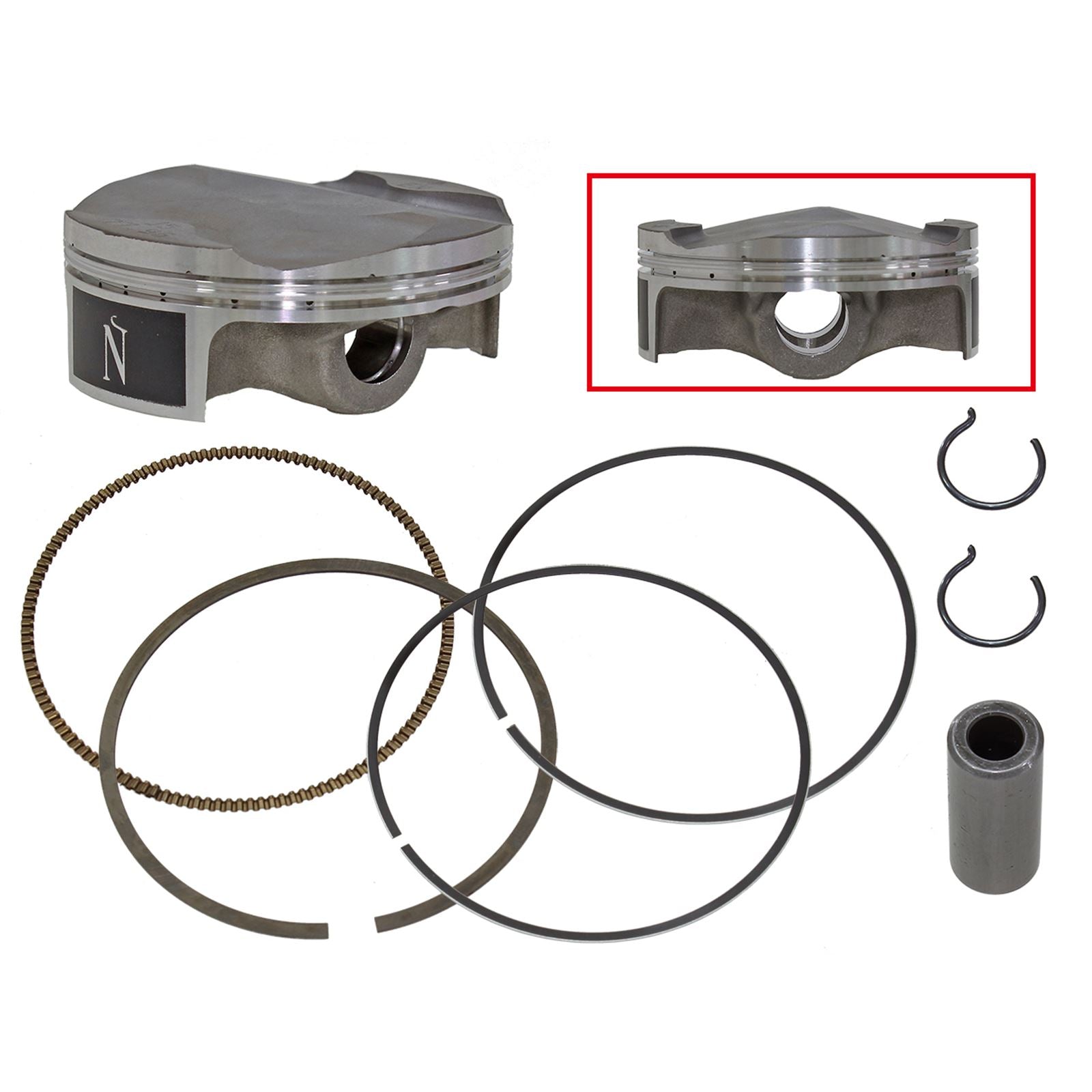 Namura Piston Kit Forged Nikasil Cylinder 77.96/STD 13.9:1 [MPN: FX-70065]_1003007