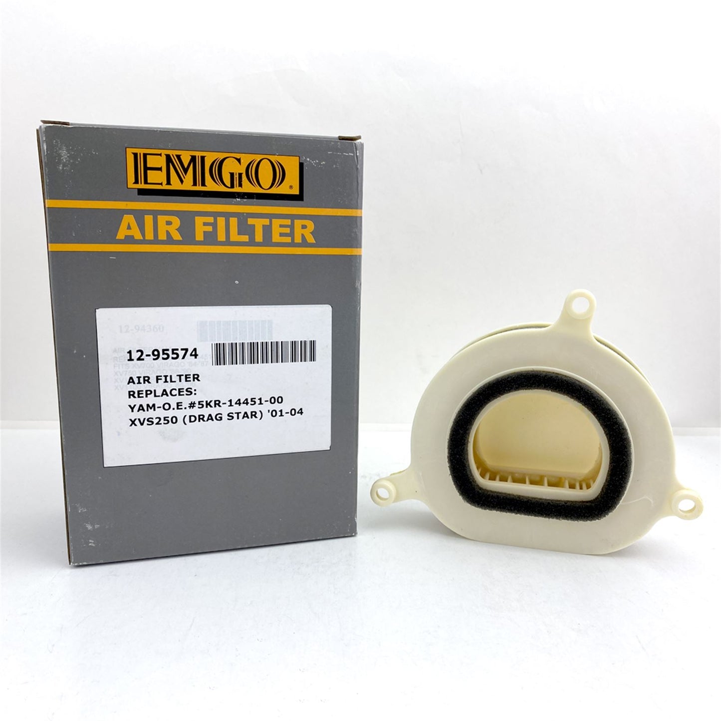 Emgo Air Filter For Yamaha 5KR1445100 12-95574_875700