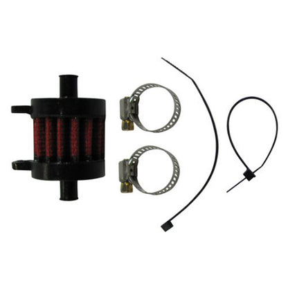 Uni Filter Breather Filter, 1 1/2" O.D. X 1 1/2" Length DUAL 1/4" INL [MPN: UP-220]_1002035
