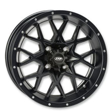 ITP Wheel - Hurricane - 18X6.5" - 4/137 Gloss Black And Machined  1822515546B_837177
