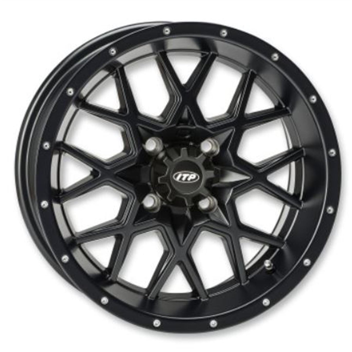 ITP Wheel - Hurricane - 18X6.5" - 4/156 Gloss Black  1822516705B_837180