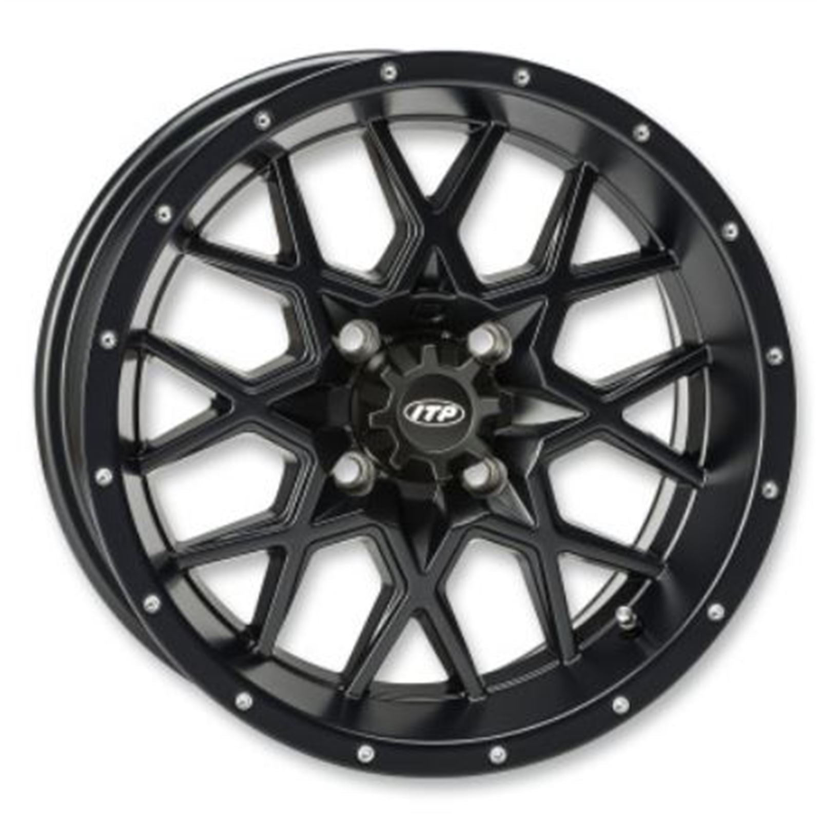 ITP Wheel - Hurricane - 18X6.5" - 4/156 Gloss Black  1822516705B_837180