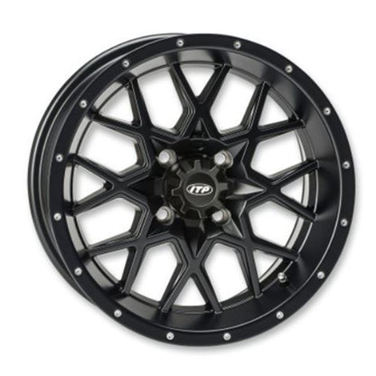 ITP Wheel - Hurricane - 18X6.5" - 4/156 Gloss Black And Machined  1822516546B_837178