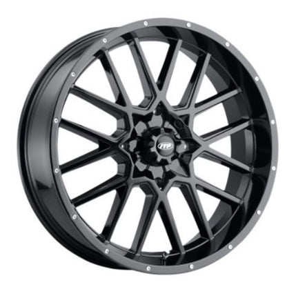 ITP Wheel - Hurricane - 20X6.5" - 4/137 Gloss Black  2022517705B_837172