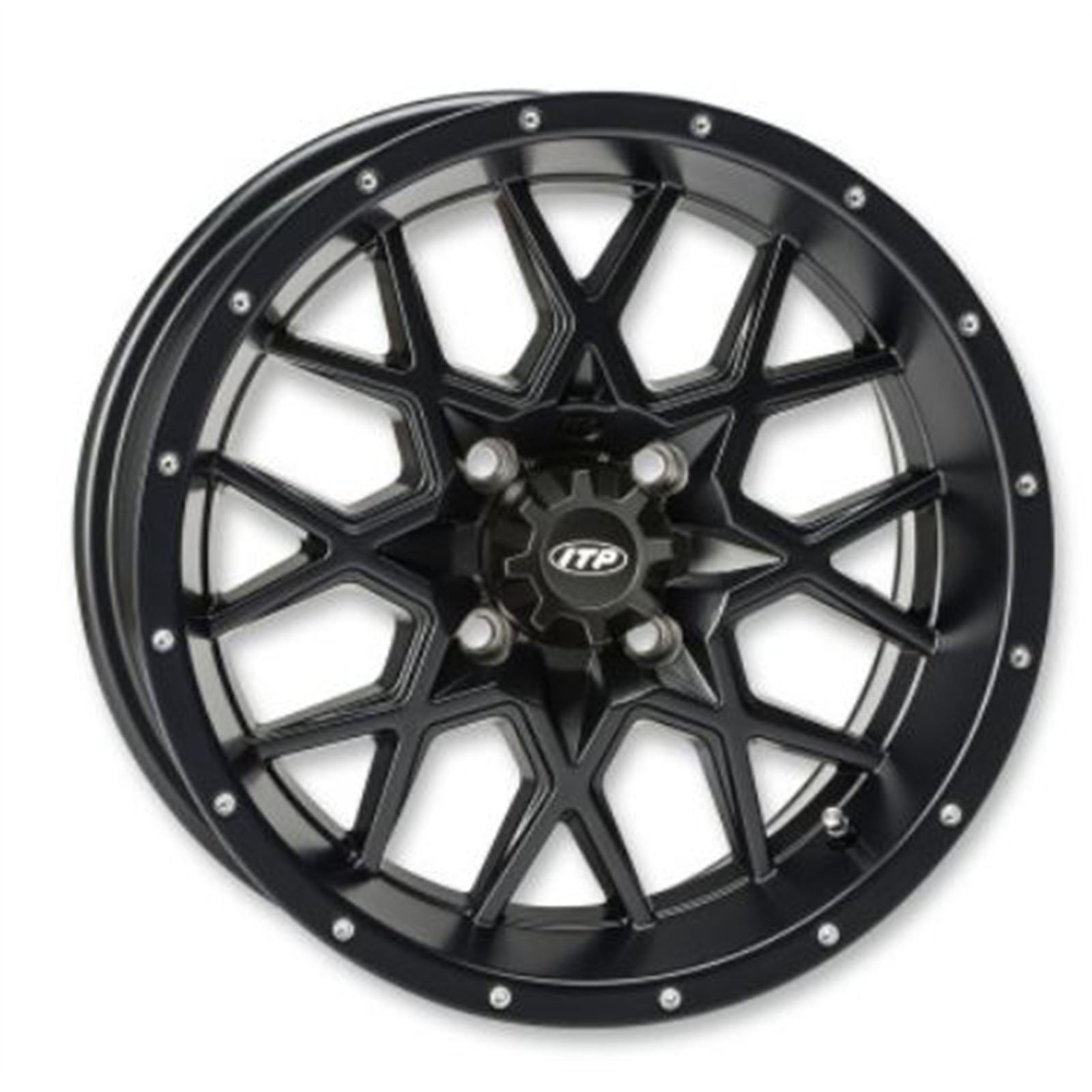 ITP Wheel - Hurricane - 20X6.5" - 4/156 Gloss Black And Machined 2022518546B_837174