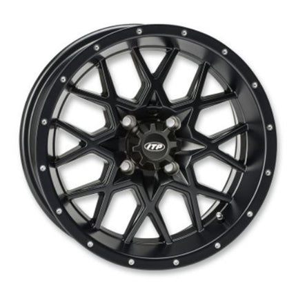 ITP Wheel - Hurricane - 20X6.5" - 4/156 Gloss Black And Machined 2022518546B_837174