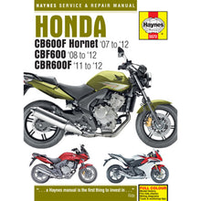 Haynes Manuals Service and Repair Manual for Honda CB600F CBF600 CBR600F  [MPN: M5572]_572837