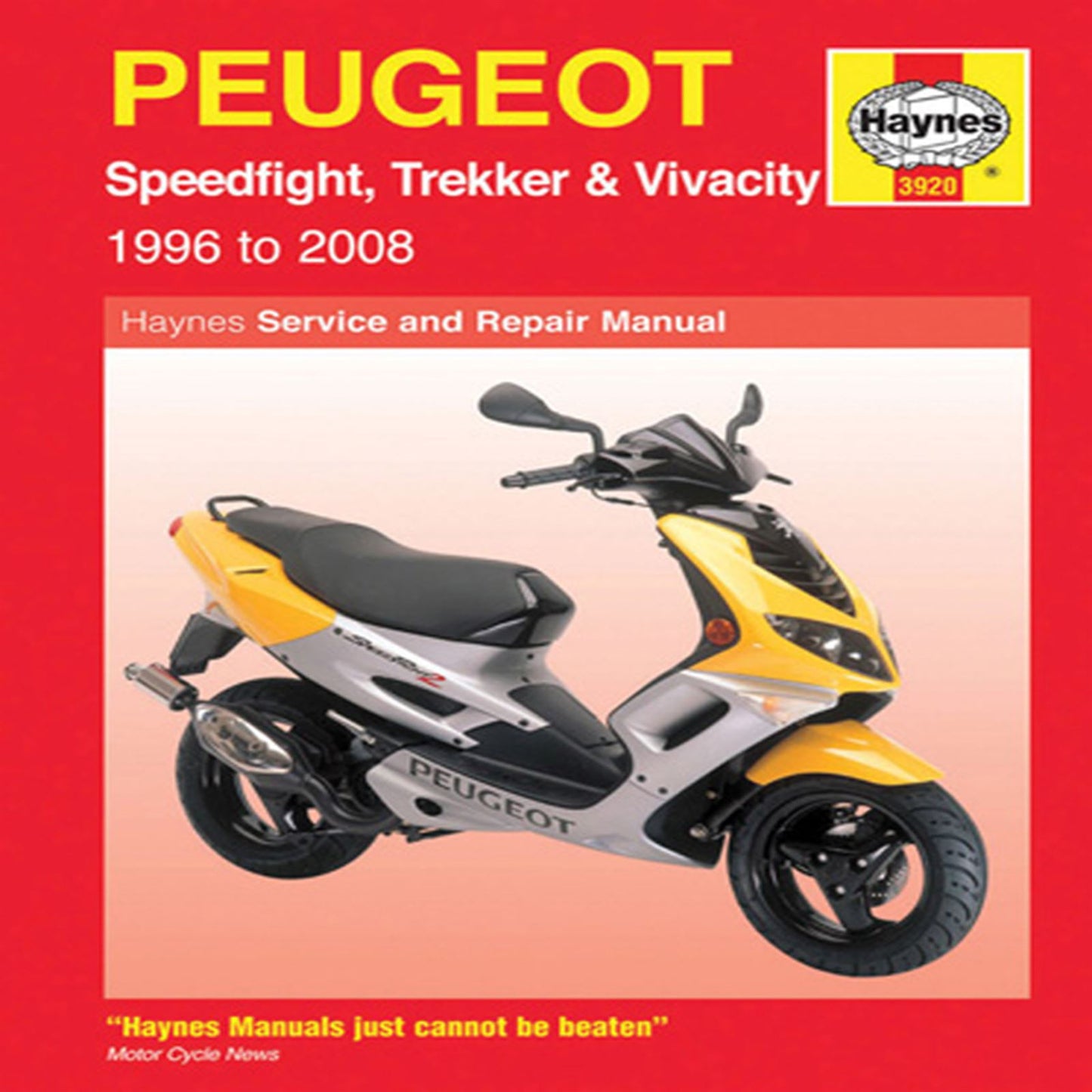 Haynes Manuals Service and Repair Manual for Peugot [MPN: M3920]_572862