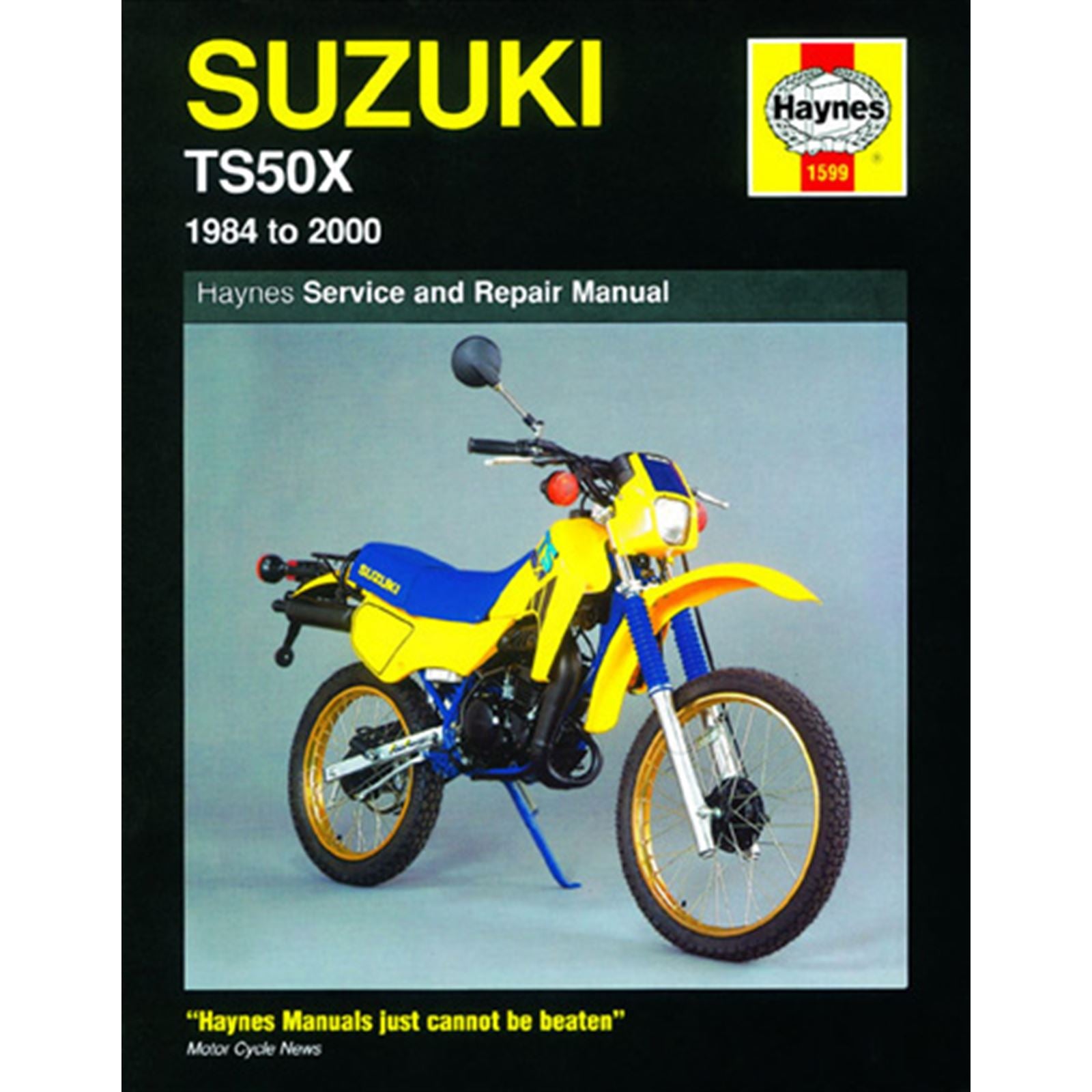 Clymer Service Manual for Suzuki TS50X '84-00 [MPN: M1599]_572890