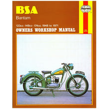 Haynes Manuals Service and Repair Manual for BSA Bantam (1948 - 1971) [MPN: M117]_899692