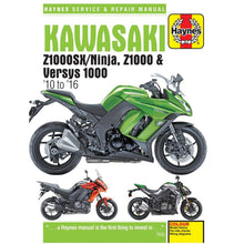 Haynes Manuals Service and Repair Manual for Kawasaki Z1000, Z1000SX & Versys '10-'16 [MPN: M6377]_899699
