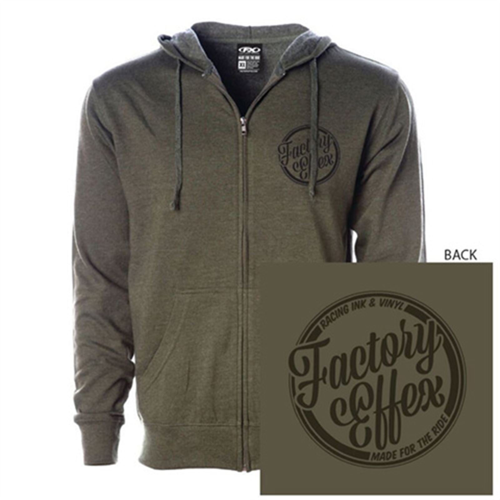Factory Effex FX Scripted Zip Hoodie, Large 22-88814_575394