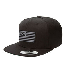 Factory Effex FX Flag Snapback Hat, Black 22-86706_575405