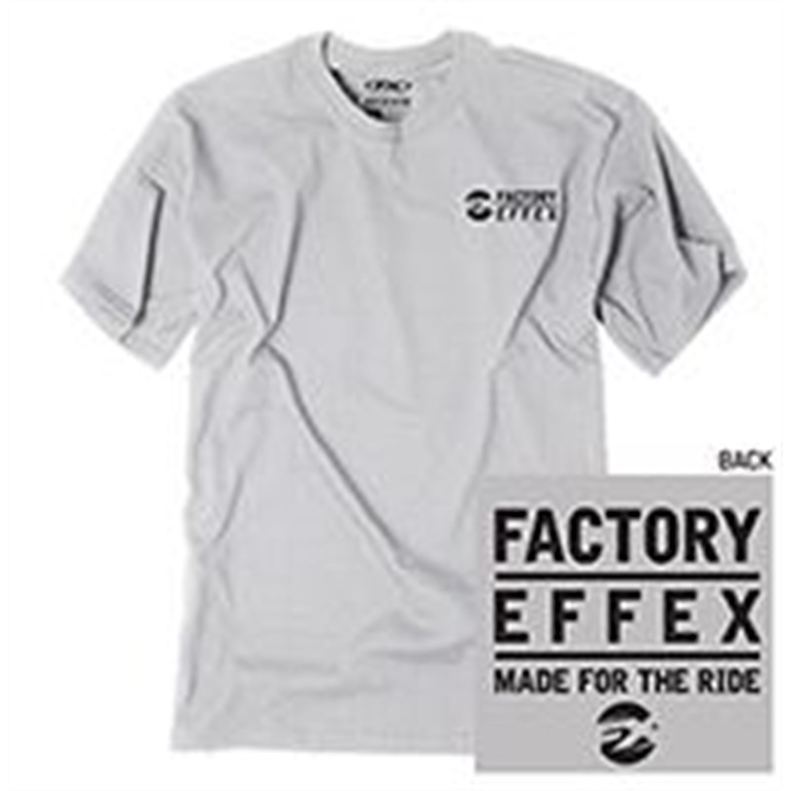 Factory Effex FX Stamped T-Shirt, Silver, XX-Large 23-87728_883364