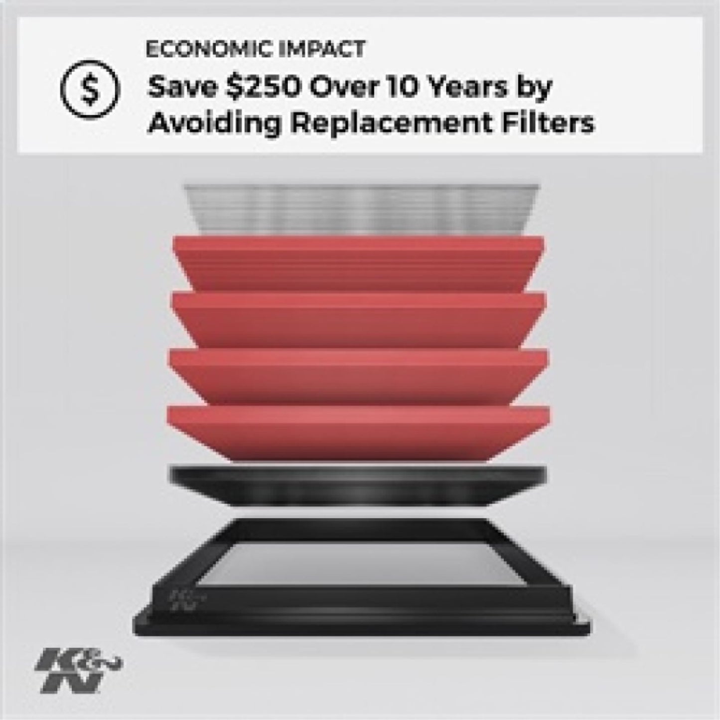 K&N Filters Drop In Air Filter fits Nissan 1.8L/Infiniti 3.0L /3.5L [MPN: 33-2031-2]_1755597