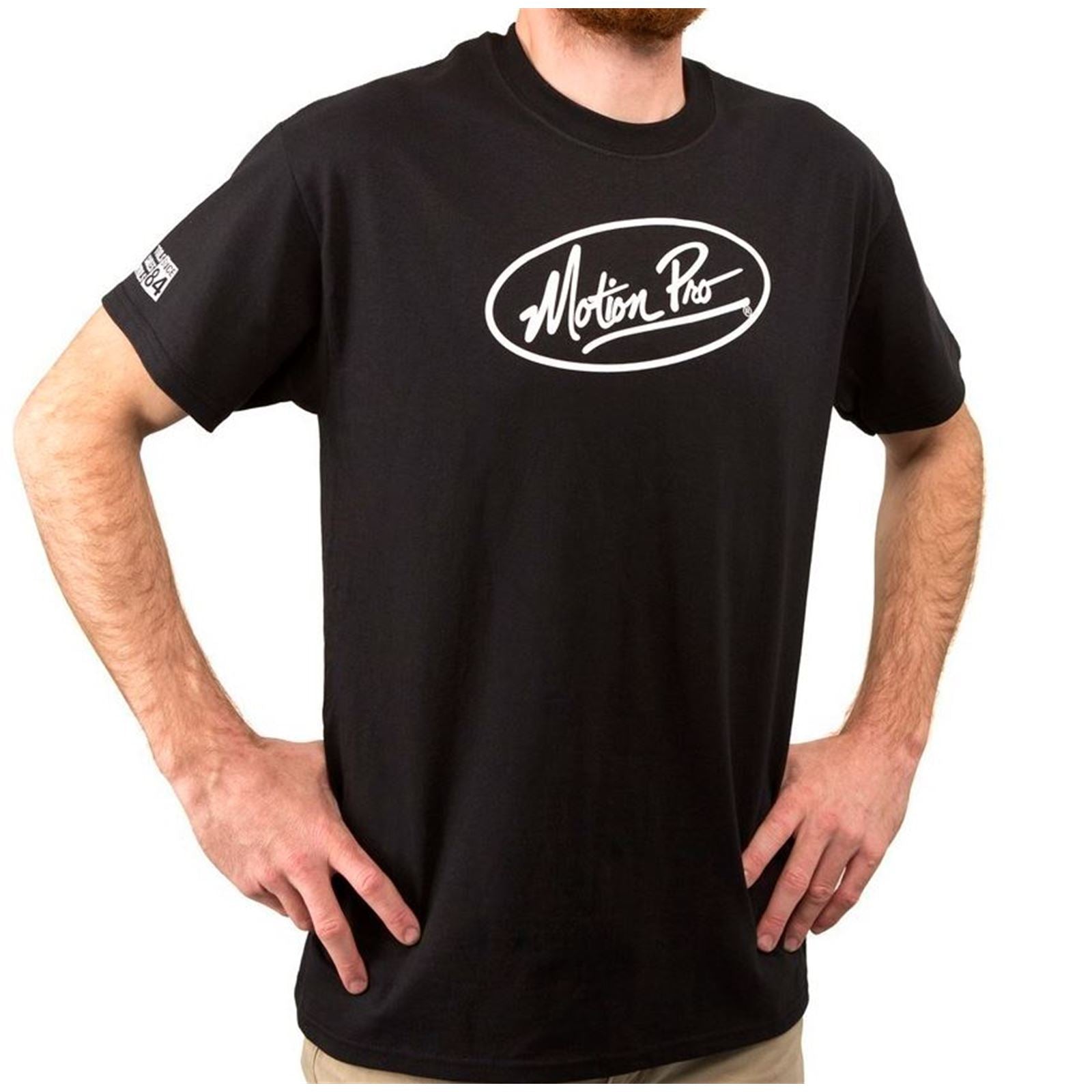 Motion Pro MP Crew Tee, Black, Medium 20-0330_774614