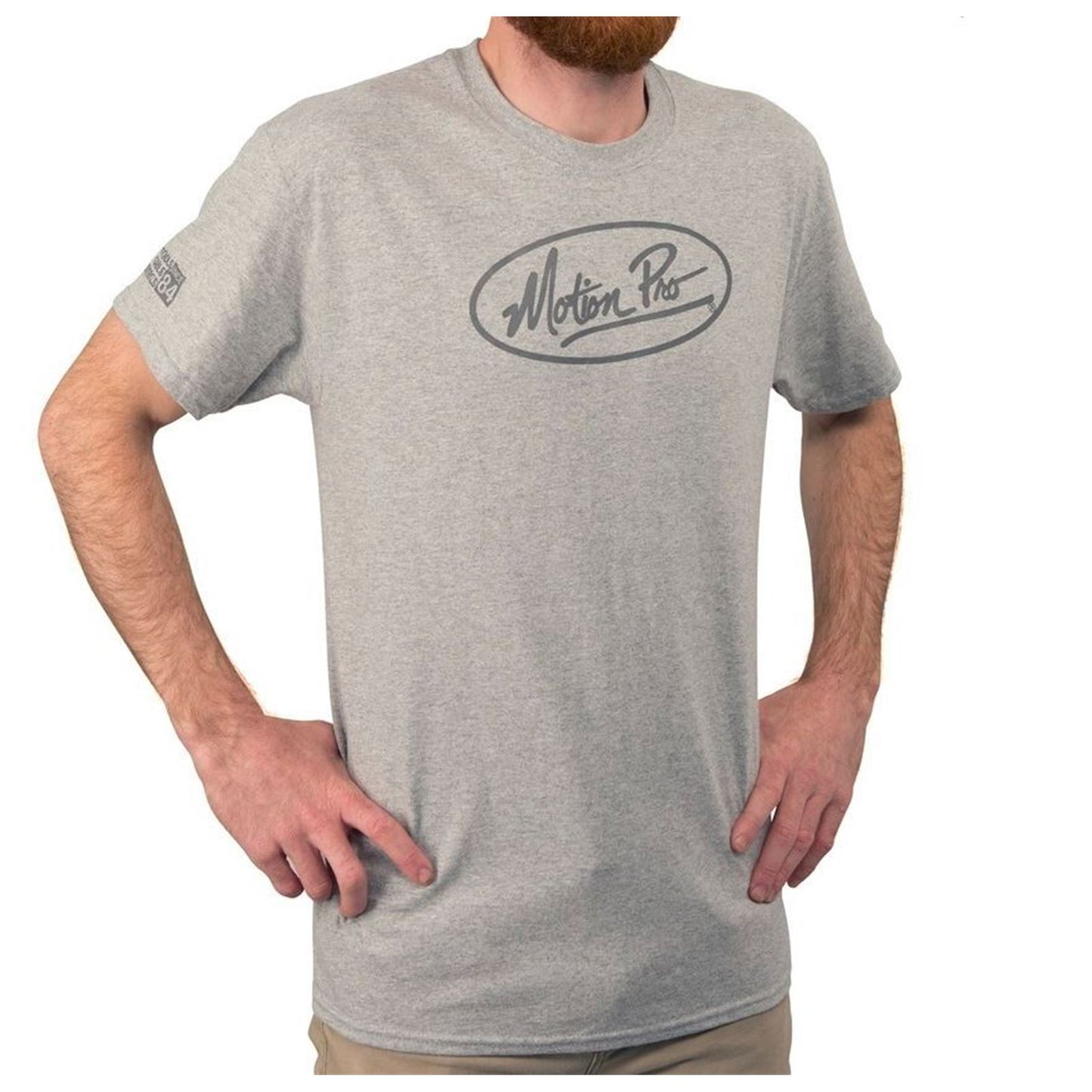 Motion Pro MP Crew Tee, Grey X-Large 20-0336_774616