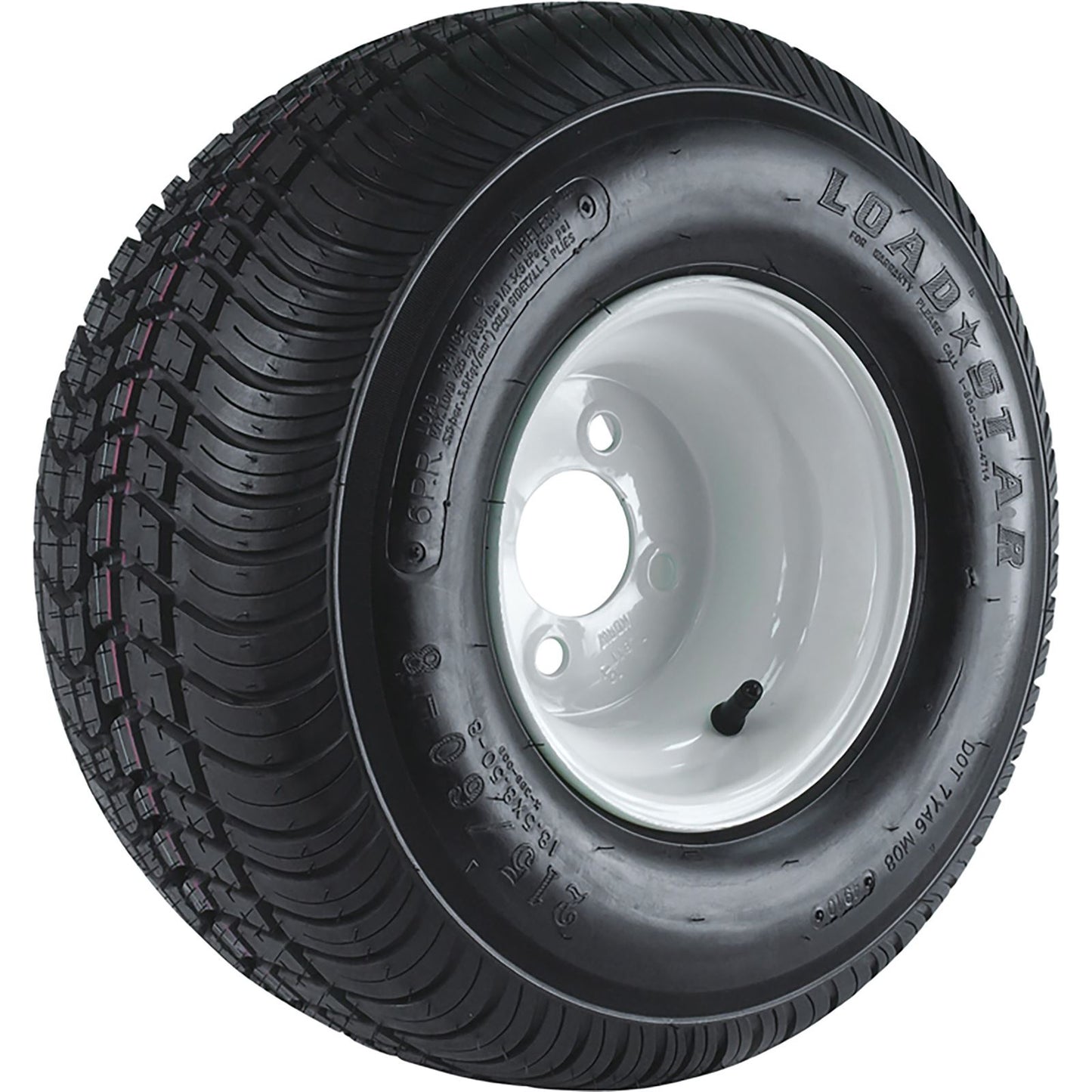 American Tire 215/60-8 Golf Cart/Trailer Tire/Wheel (C) 4 Hole for EZ-GO Club Car Yamaha 3H300_576724