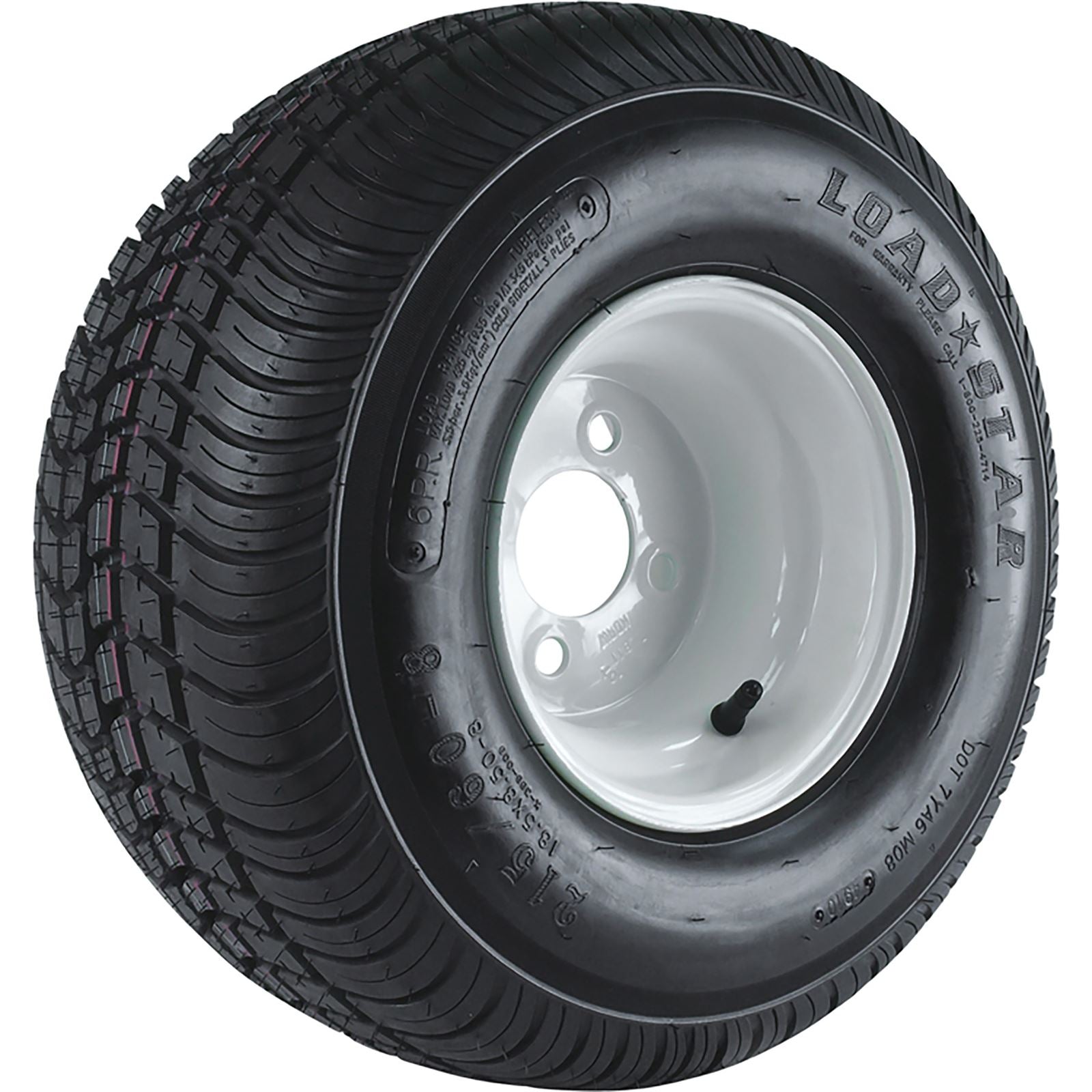 American Tire 215/60-8 Golf Cart/Trailer Tire/Wheel (C) 4 Hole for EZ-GO Club Car Yamaha 3H300_576724