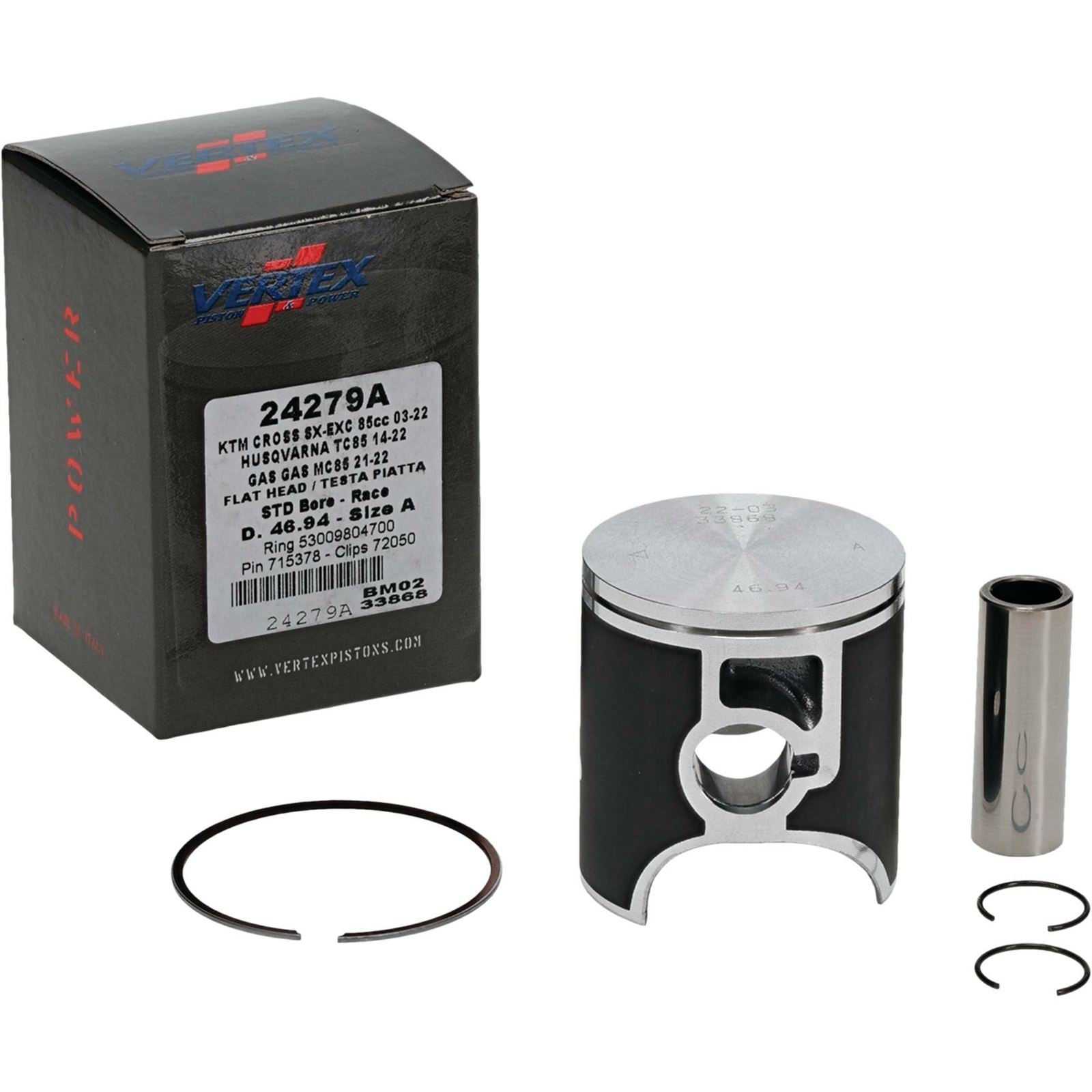 Vertex Piston Kit 46.94/Standard for Gas/Husqvarna/ KTM 24279A_1084099