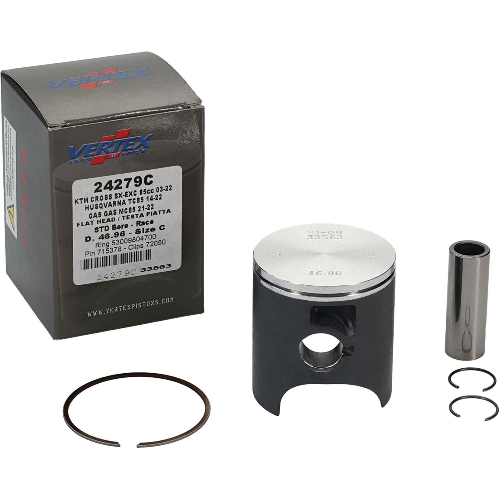 Vertex Piston Kit 46.96/Standard for Gas/Husqvarna/ KTM 24279C_1084104