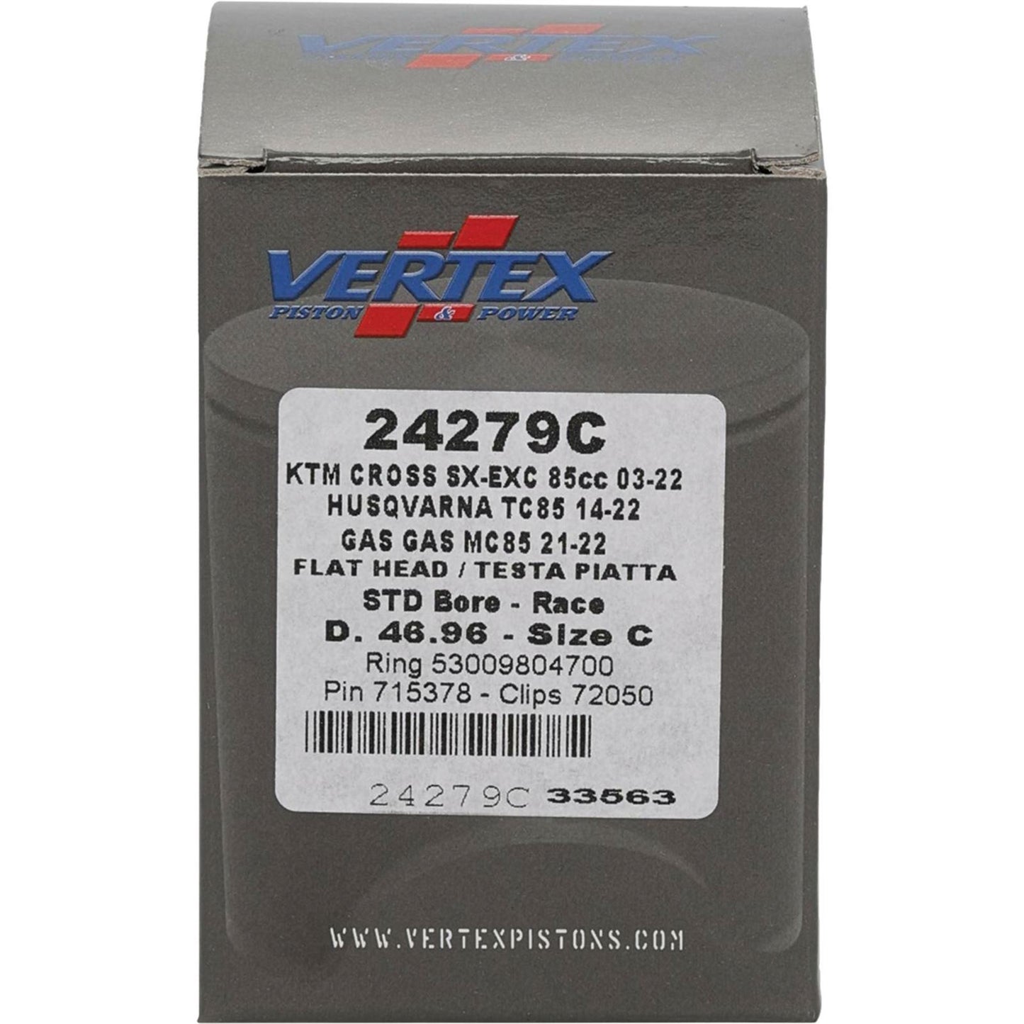 Vertex Piston Kit 46.96/Standard for Gas/Husqvarna/ KTM 24279C_1084105