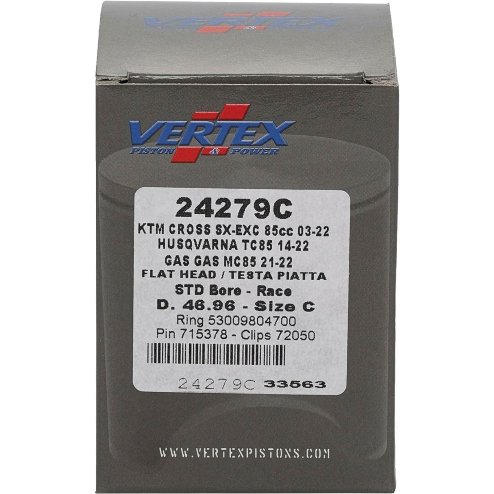 Vertex Piston Kit 46.96/Standard for Gas/Husqvarna/ KTM 24279C_1084105