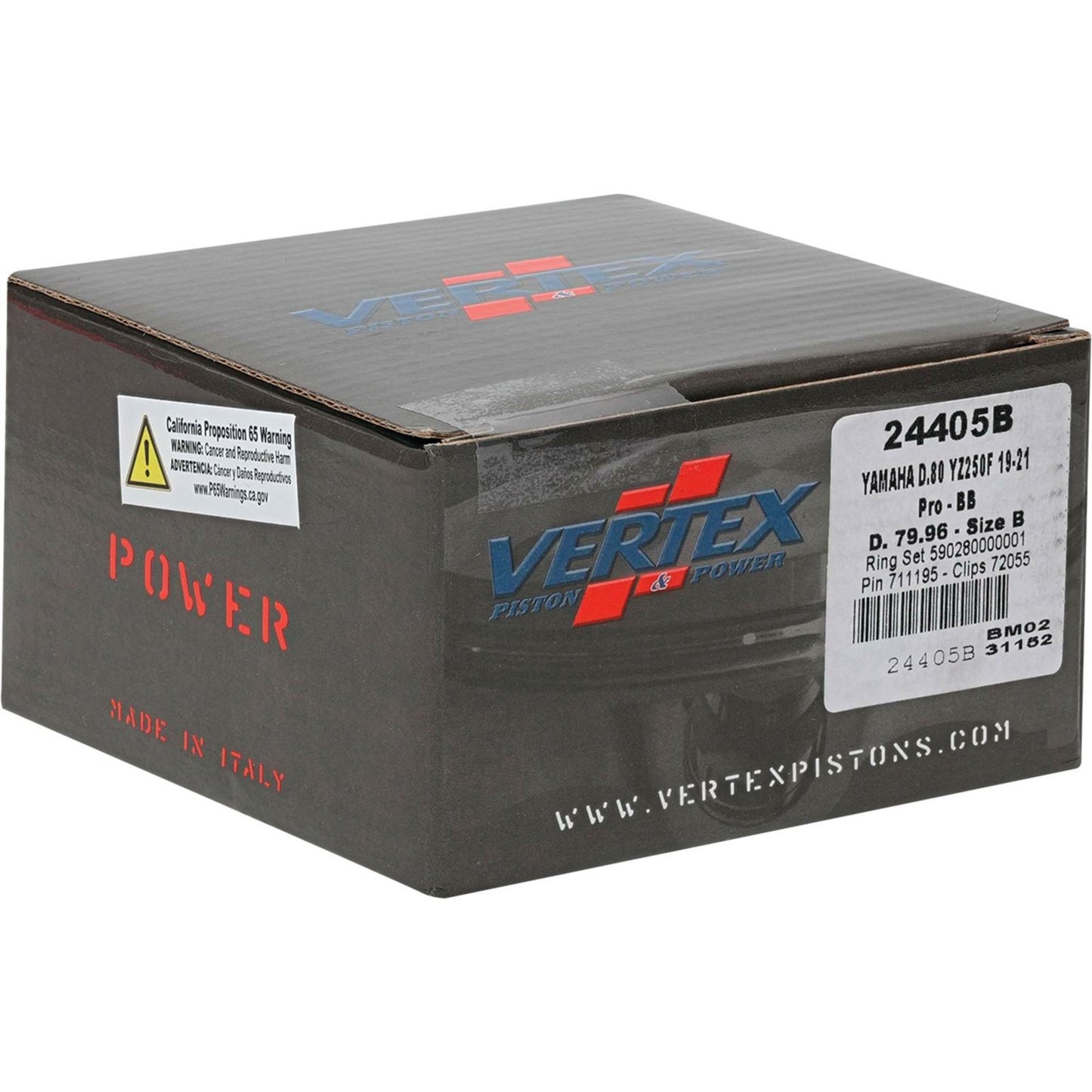 Vertex Piston Kit BB Forged 79.96/+3.00 13.8:1 for Yamaha 24405B_1084070
