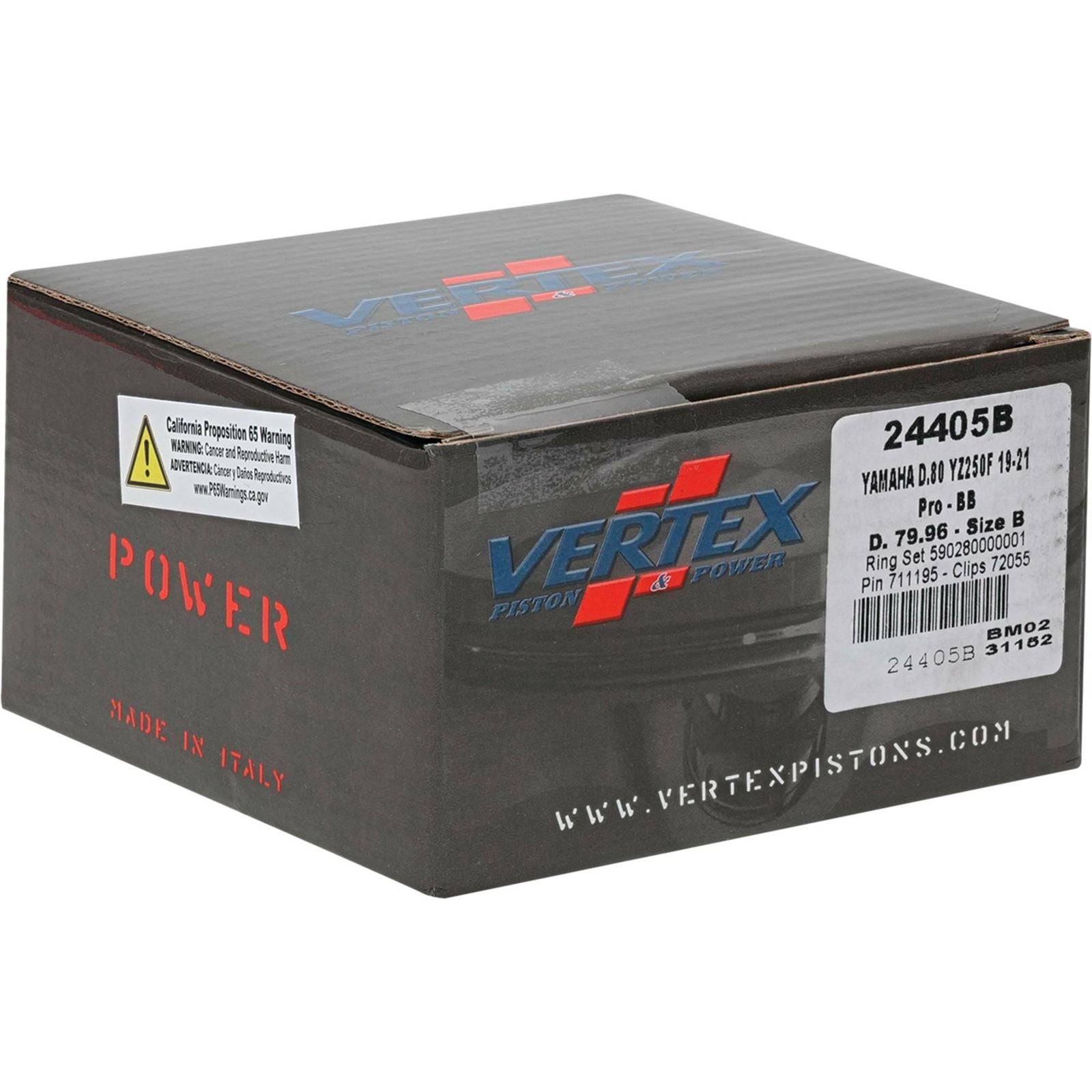 Vertex Piston Kit BB Forged 79.96/+3.00 13.8:1 for Yamaha 24405B_1084070