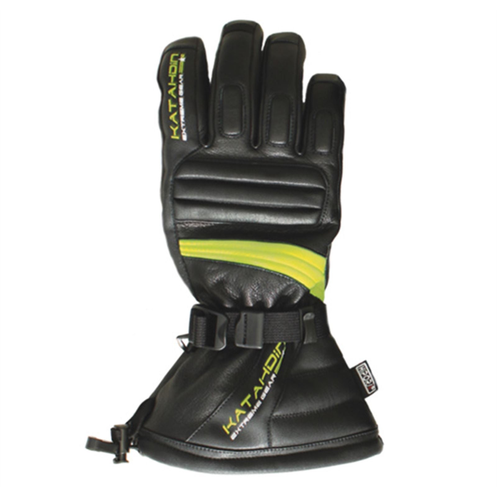 Katahdin Gear KG Torque Leather Glove - Black/Hi-Viz _579764