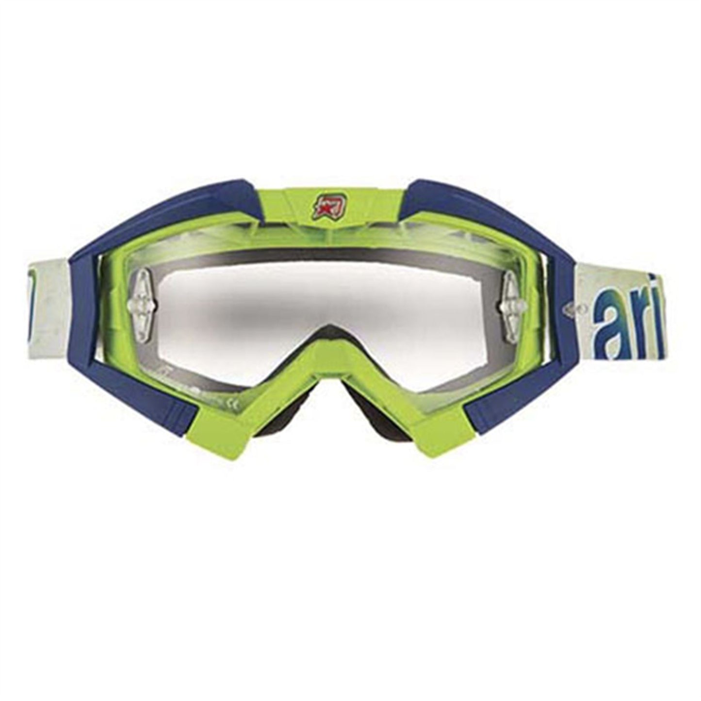 Ariete Mx Goggles Riding Crows Lime/Blue [MPN: 13950-LA15]_580501