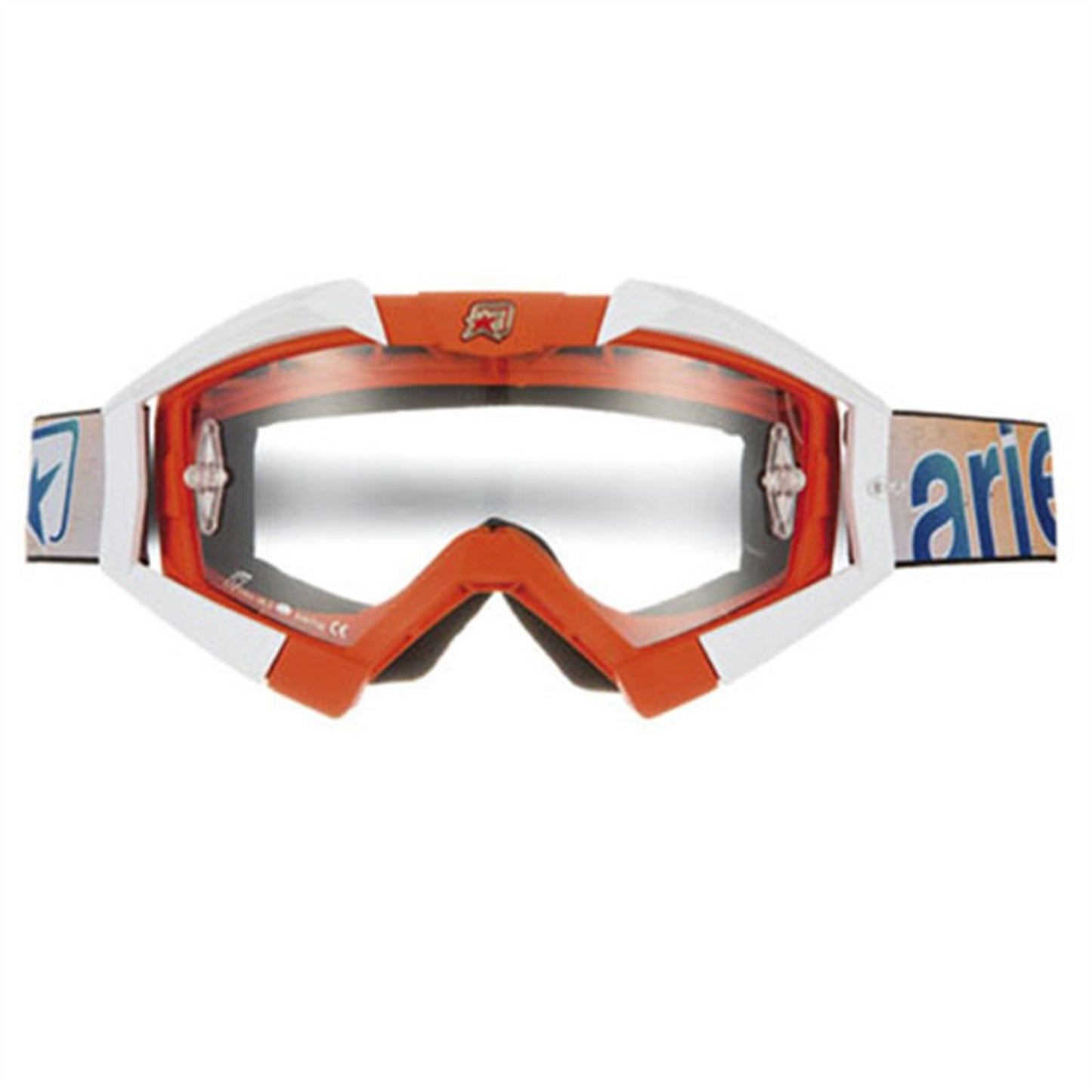 Ariete Mx Goggles Riding Crows Orange/White [MPN: 13950-OB15]_580502