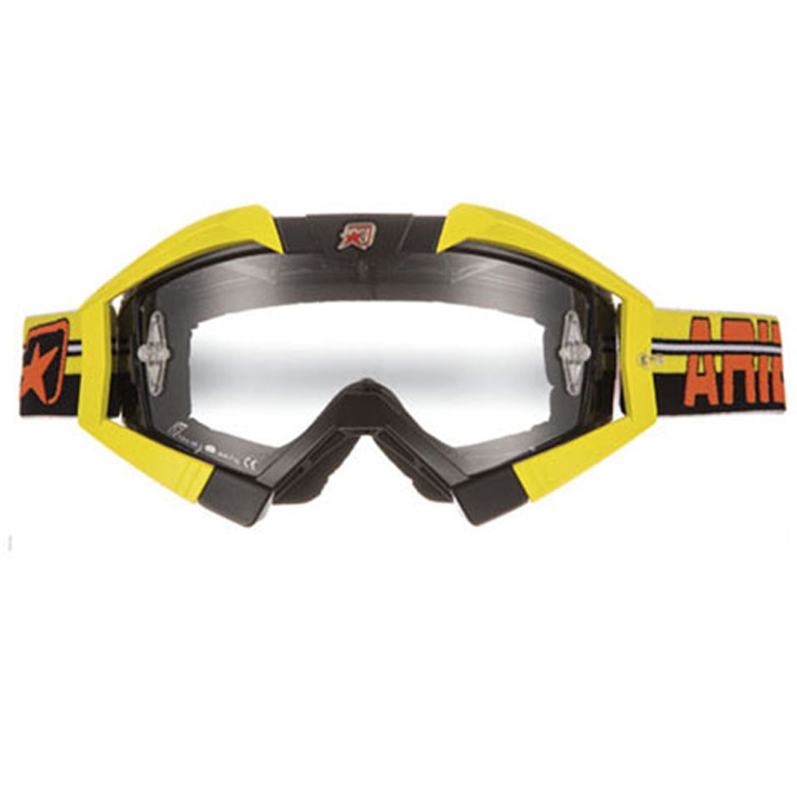 Ariete Mx Goggles Riding Crows Top Black, Yellow Outriggers [MPN: 13950-TNGO]_580506