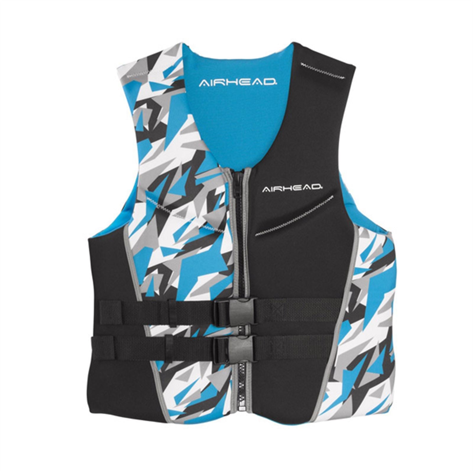Airhead Camo Cool Men's Kwik-Dry Neolite Life Vest Blue Medium OPEN BOX [MPN: 15002-09-B-BL]_1830816