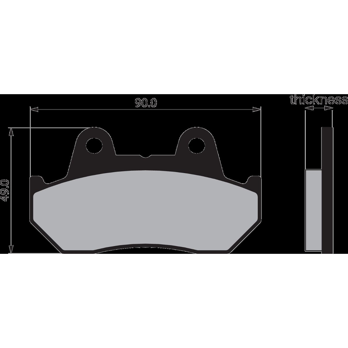 Vesrah Semi-Metallic Brake Pads - SD-112 [MPN: SD-112]_720893