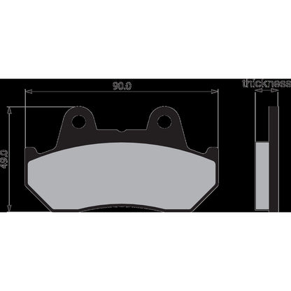 Vesrah Semi-Metallic Brake Pads - SD-112 [MPN: SD-112]_720893