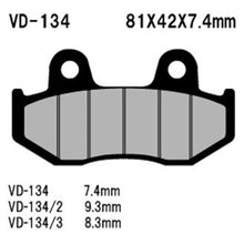 Vesrah Semi-Metallic Brake Pads - VD-134/3 [MPN: VD-134/3]_583976